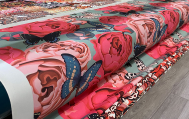 Quy trình in vải cuộn cotton & silk kỹ thuật số chi tiết