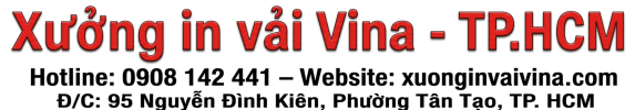 Xưởng in vải Vina