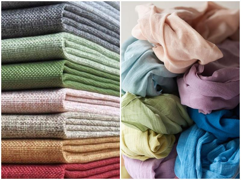 in hoa văn vải linen tự nhiên