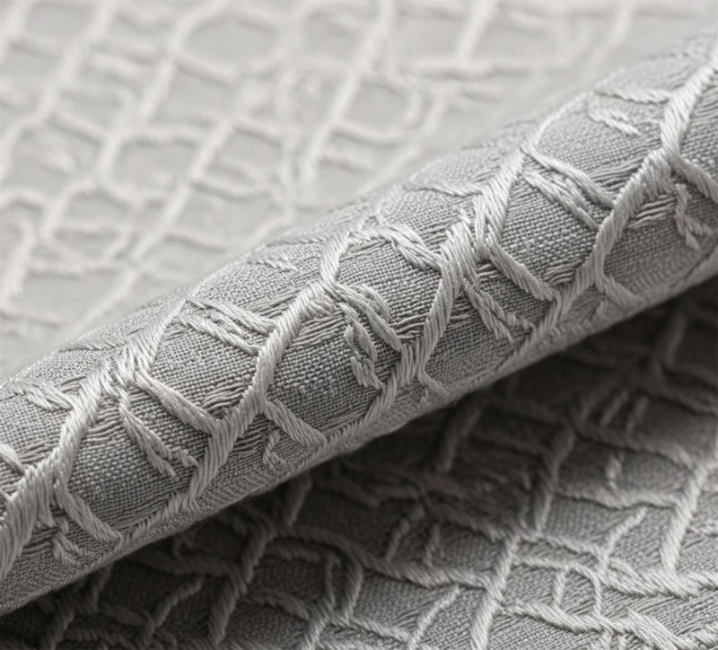 in hoa văn vải tencel cao cấp