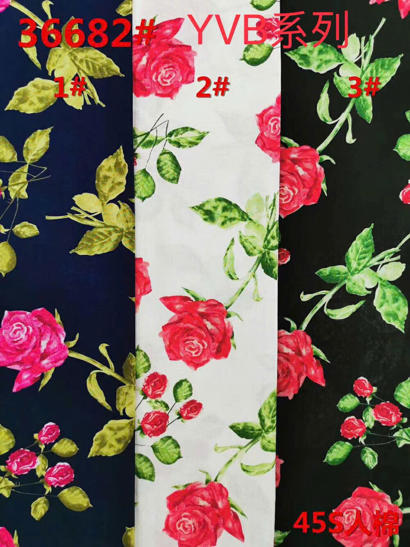 In hoa văn vải cotton